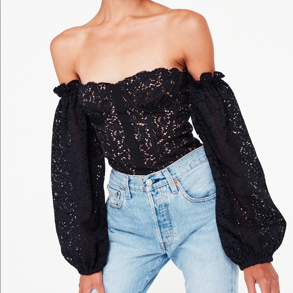CAMI NYC JANELLE LACE BODYSUIT - NWOT SOLD OUT - Picture 3 of 10